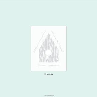 Concord & 9th Birdhouse Blossoms Embossing Folder