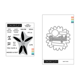 Concord & 9th Daisy Turnabout Stamp & Die Bundle