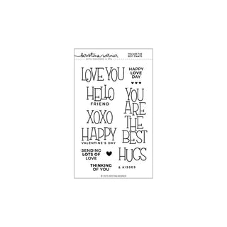 Concord & 9th KW1247 You Are The Best Sentiment stamps