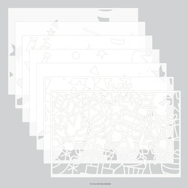 Big Day Birthday Stencil Pack
