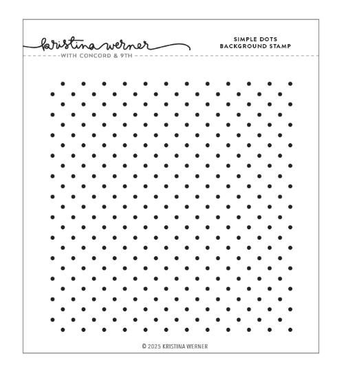 Simple Dots Background Stamp