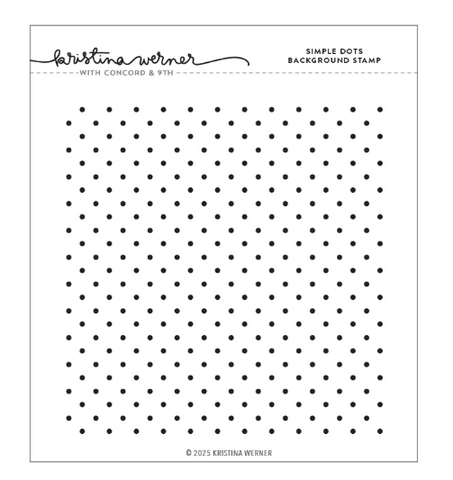 Simple Dots Background Stamp