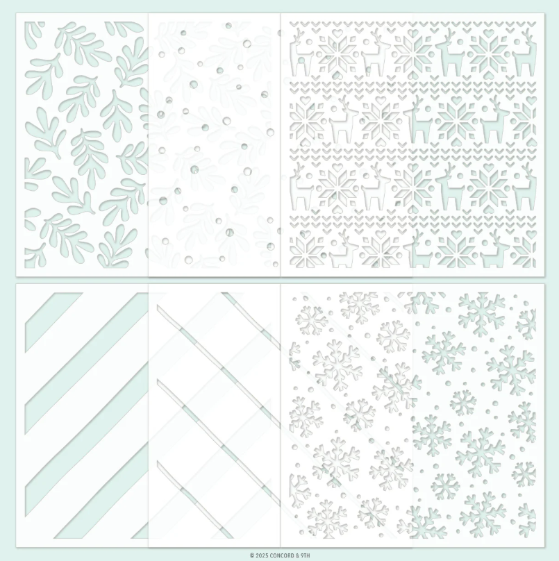 Merry Mix Stencil Pack