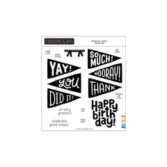 Pennant Party Stamp Set