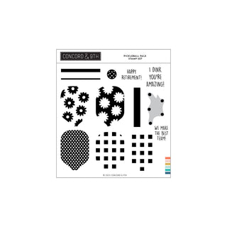Concord & 9th Pickleball Pals Stamp Set for Card Making