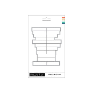 Concord & 9th So Many Sayings Dies coordinates with So Many Sayings Stamp Set