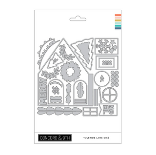 Concord & 9th Yuletide Lane Dies for Scrapbooking and Card Making