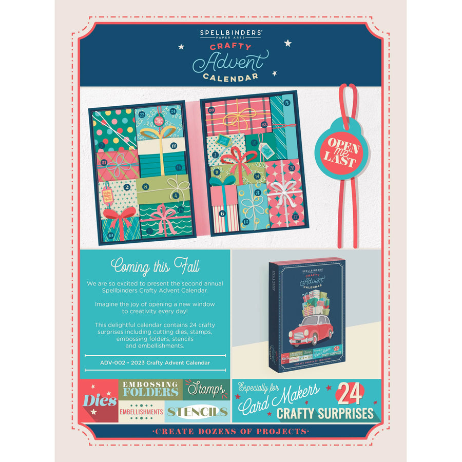 Spellbinders Crafty Advent Calendar - Vintage In KC