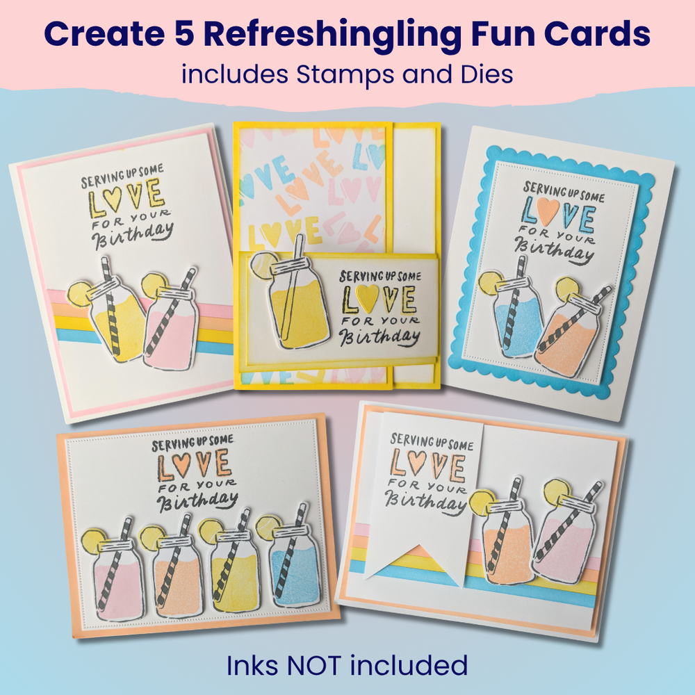 Serving Love Card Kit with Stamp & Die Set