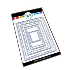 Dots & Scallops Dies - Nesting die set for card making