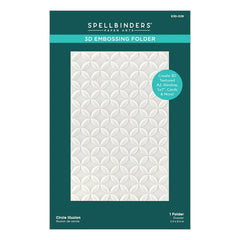 Circle Illusion 3D Embossing Folder