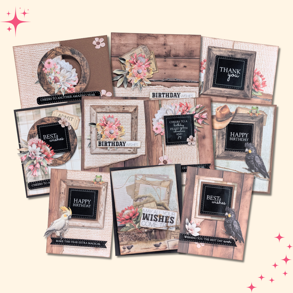 Echoes of the Outback Starry Night Card Kit