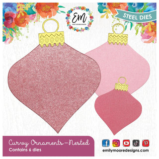 Emily Moore Curvy Ornament Nested Die Set