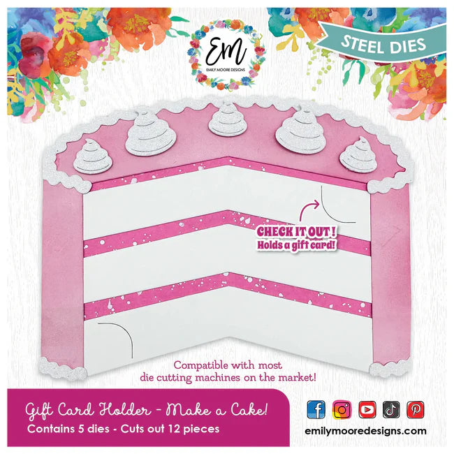 Make a Cake - Gift Card Holder Die