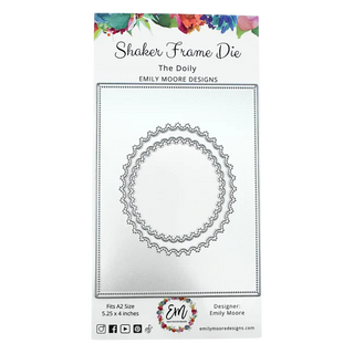 Emily Moore Designs Shaker Frame Die The Doily