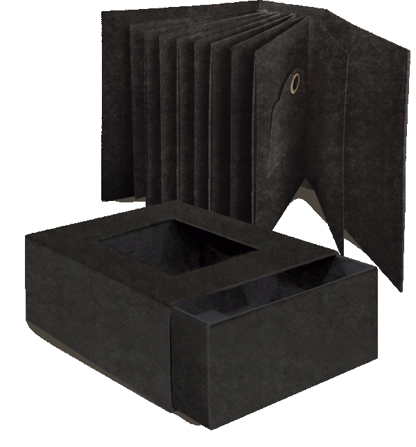 ATC Album with Matchbook Box - Black