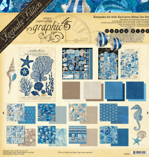 Ocean Blue Keepsake Kit with Exclusive Metal Die Set