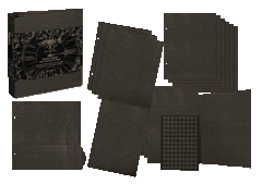 Binder Album with Interactive Pages - Black