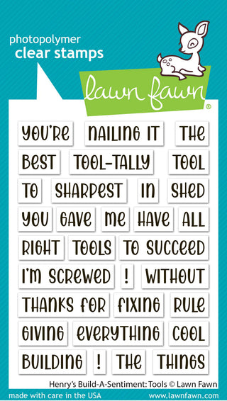 Henrys Build A Sentiment Tools Sentiment Stamp Set