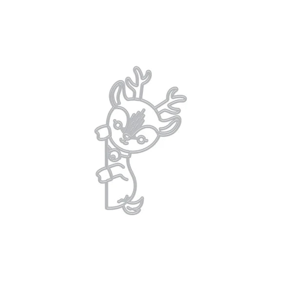Hero Art DF144 Peeking Reindeer Dies for Card Making