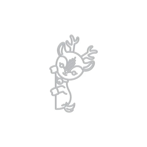 Peeking Reindeer Dies