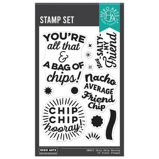 Hero Arts Chip Chip Hooray Clear Stamp Set