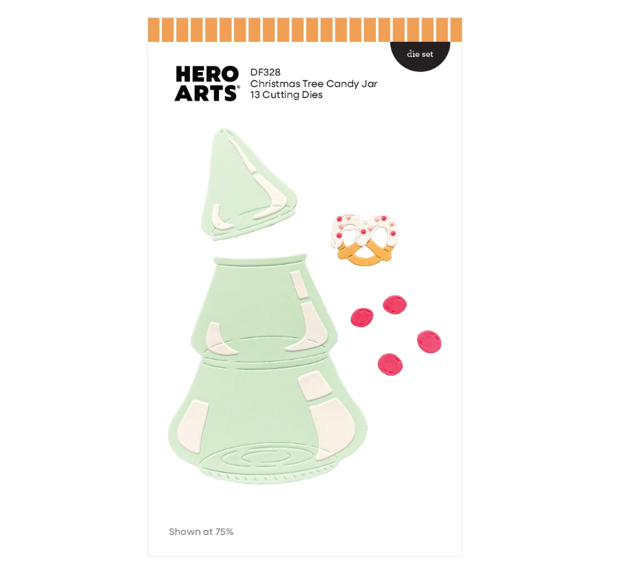 Christmas Tree Candy Jar Die Set by Carly Tee