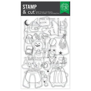 Hero Arts DC327 Tricks and Treats Stamp and Die Cut Set