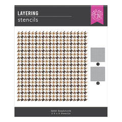 Houndstooth Layering Stencils