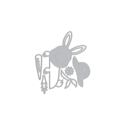 Peeking Bunny Fancy Dies