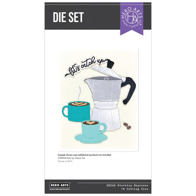 Hero Arts Stovetop Espresso Die Set for Card Making