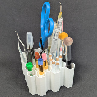 Hexagon Craft Tool Holder for Organizing Craft Supplies