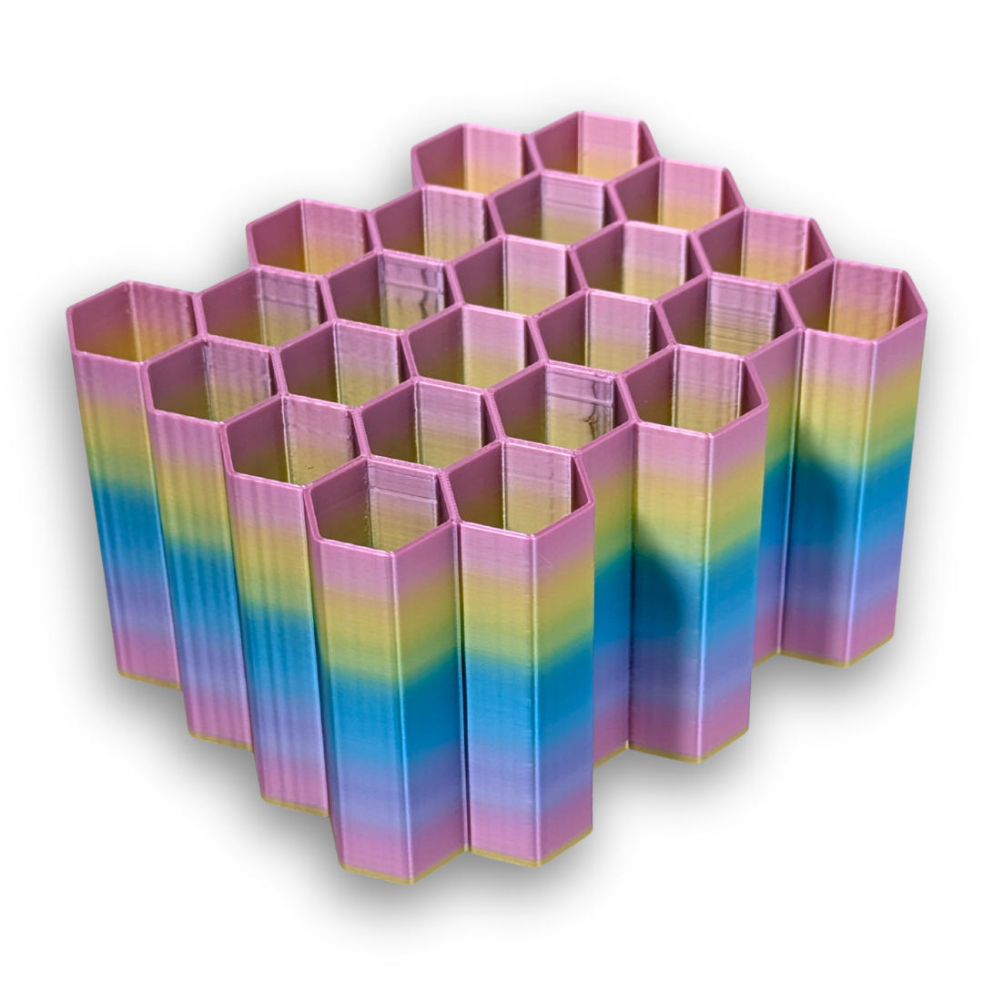 Hexagon Brush & Tool Holder – The Perfect Organizer for Blending Brushes & More!