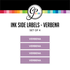 Verbena Ink Pad Side Labels - Spa Collection