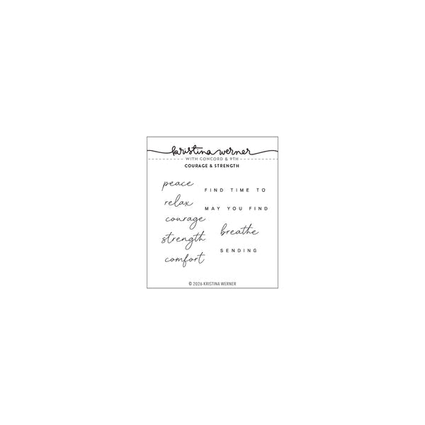 Courage and Strength Stamp Set