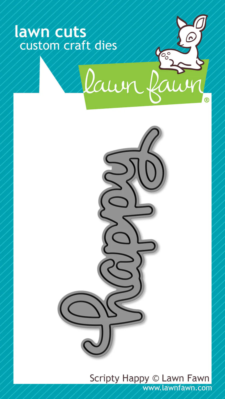 Scripty Happy Word Die