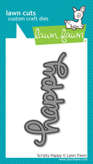 Scripty Happy Word Die