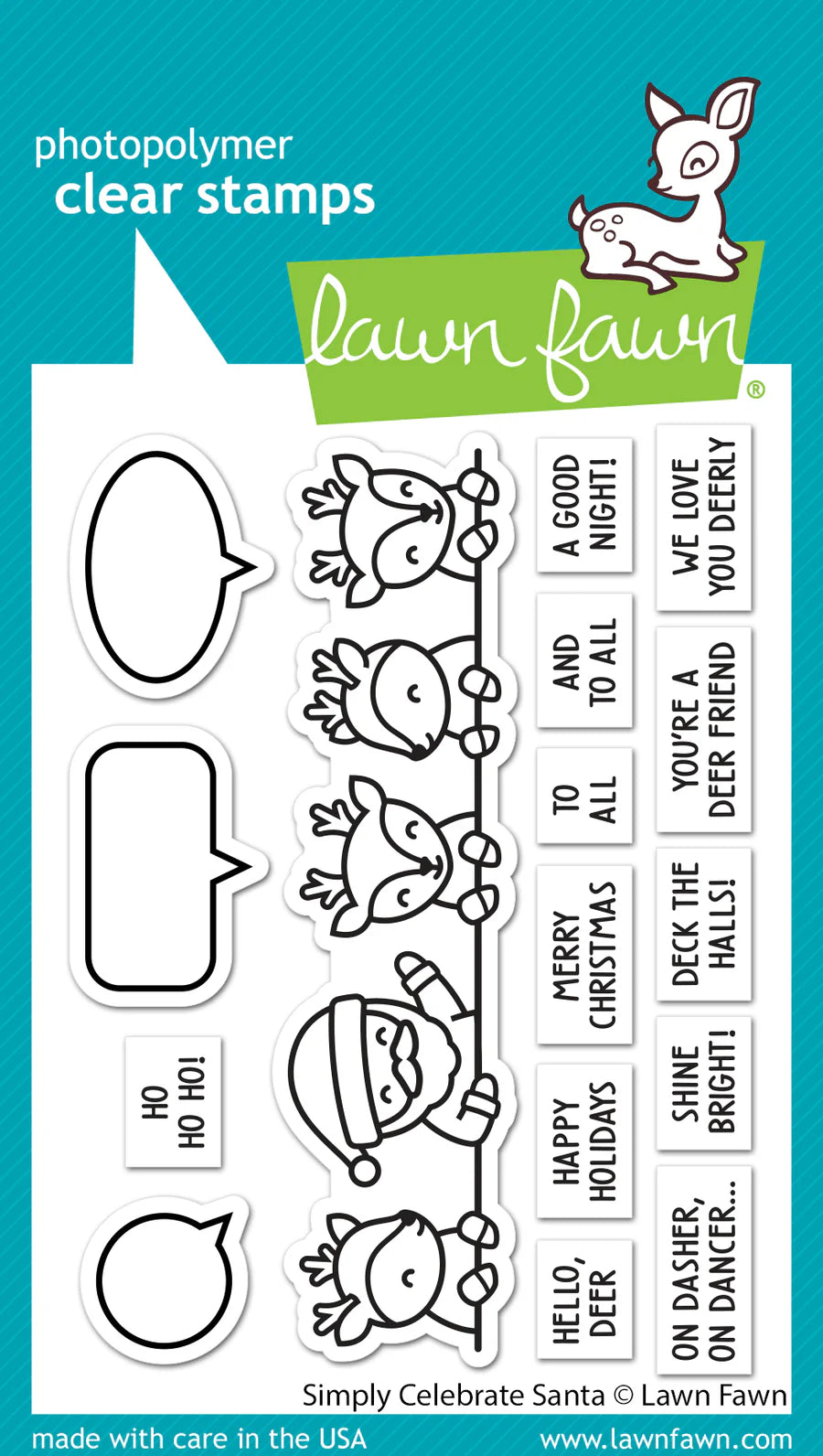 Simply Celebrate Santa Stamps