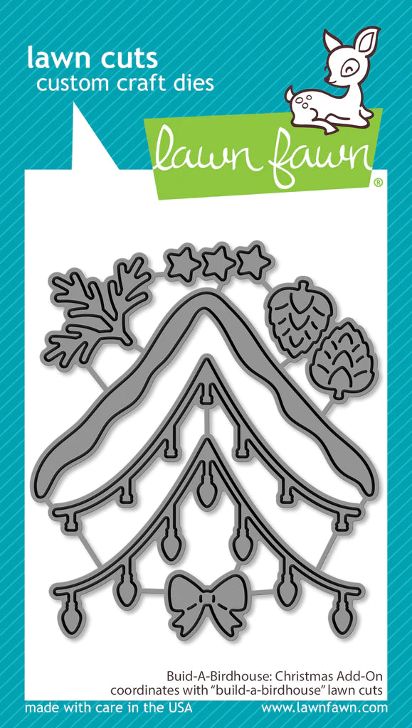 Birdhouse Christmas Add-On Lawn Cuts Die Set