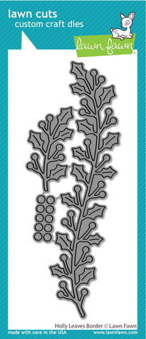 Holly Leaves Border Lawn Cuts Dies
