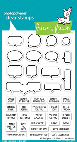All the Speech Bubbles Stamps