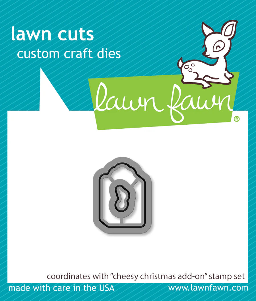 Cheesy Christmas Add-On Lawn Cuts Die