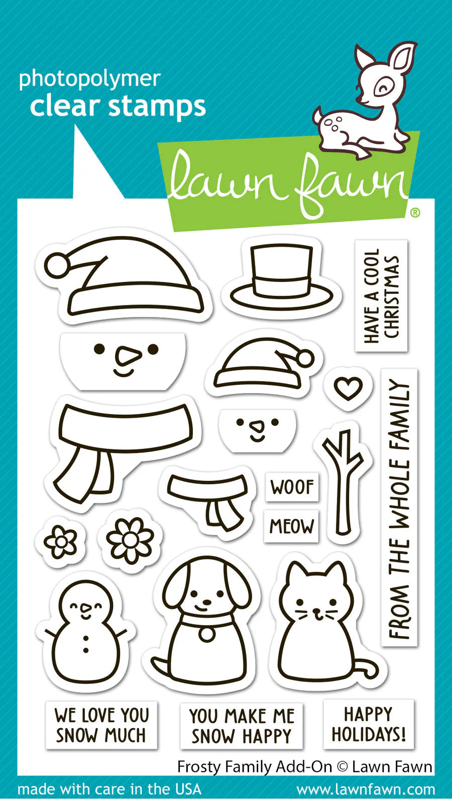 Frosty Family Add-On Stamps