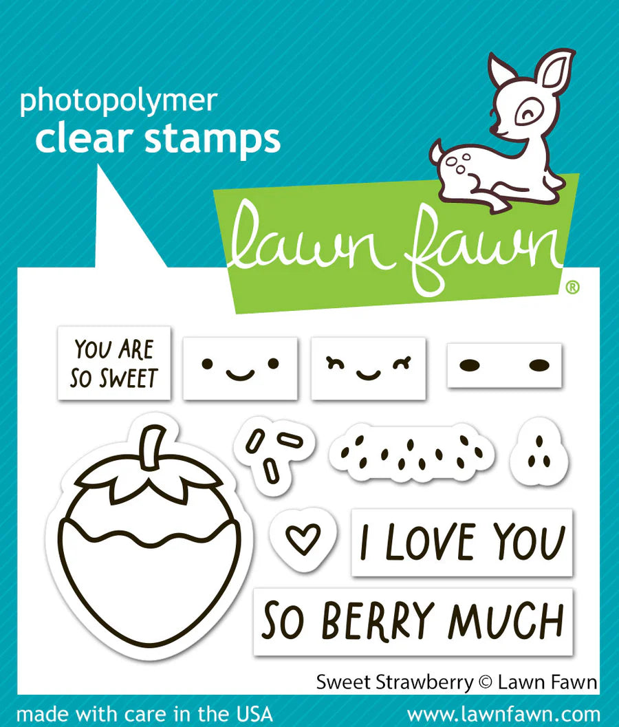 Sweet Strawberry Mini Stamp Set