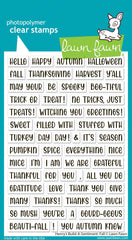 Henry's Build-a-Sentiment: Fall Stamp Set