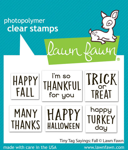 Tiny Tag Sayings: Fall
