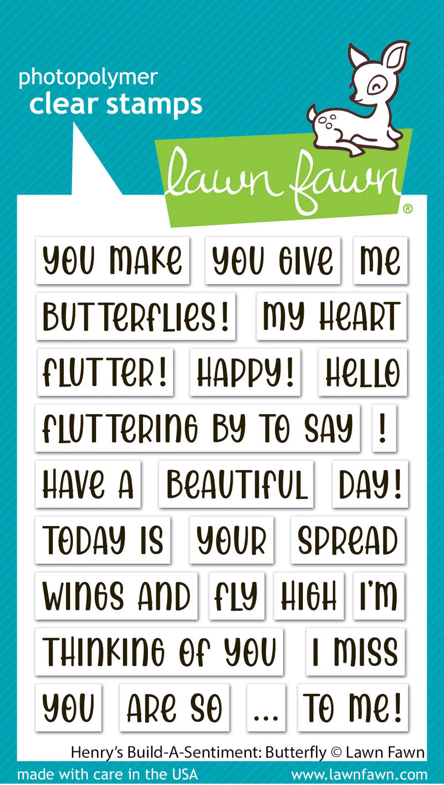 Henry's Build-a-Sentiment: Butterfly