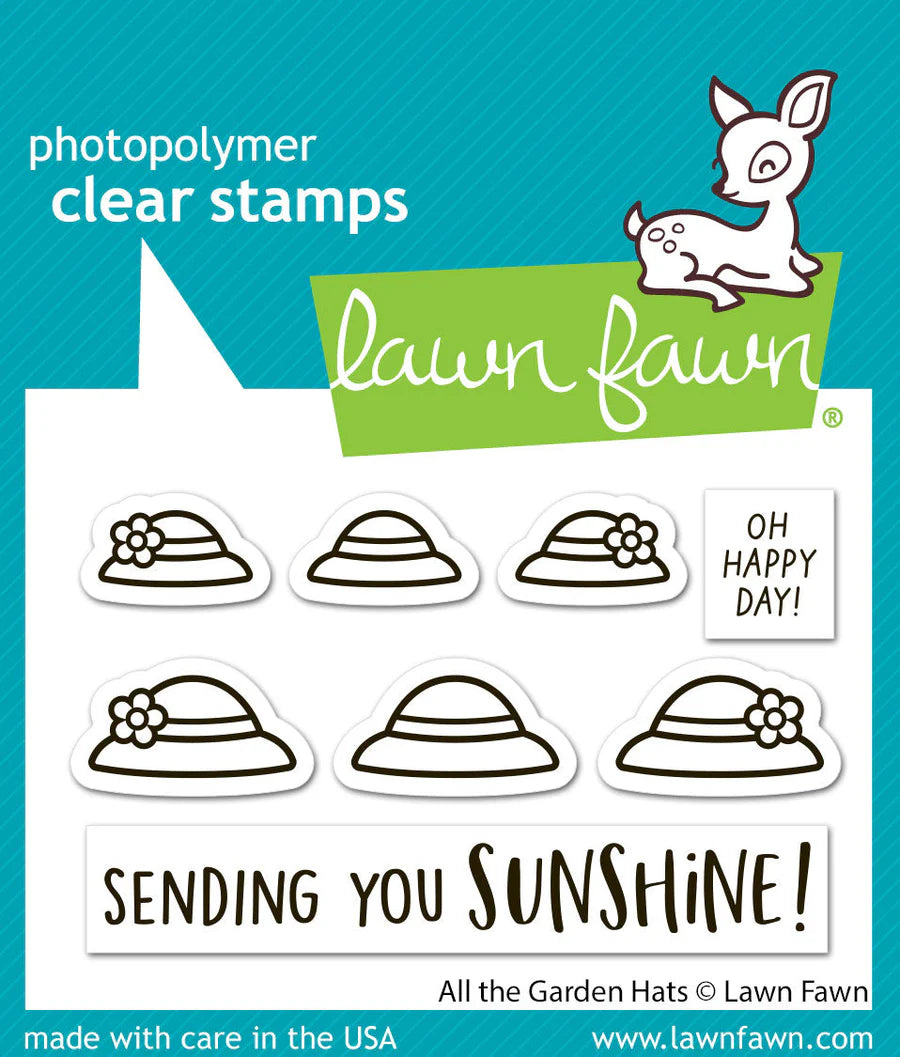 All the Garden Hats Stamps