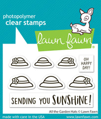 All the Garden Hats Stamps