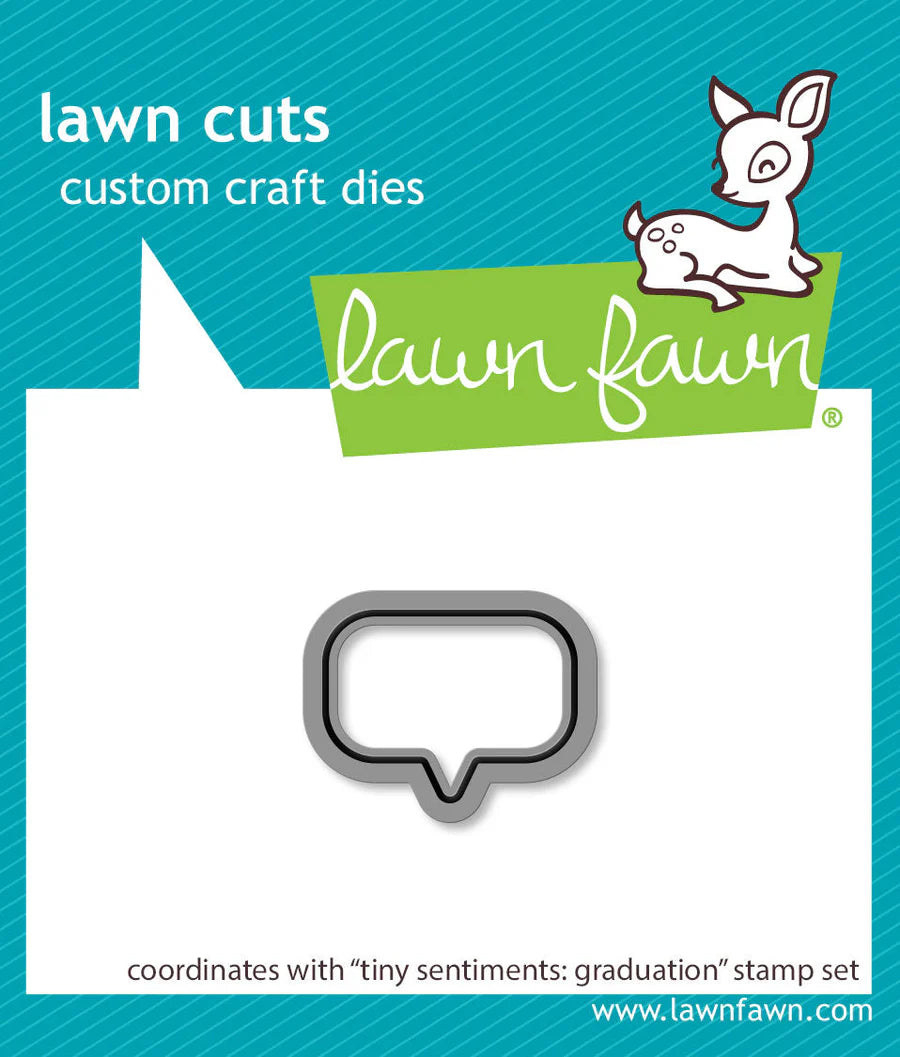 Tiny Sentiments: Graduation Lawn Cuts Die